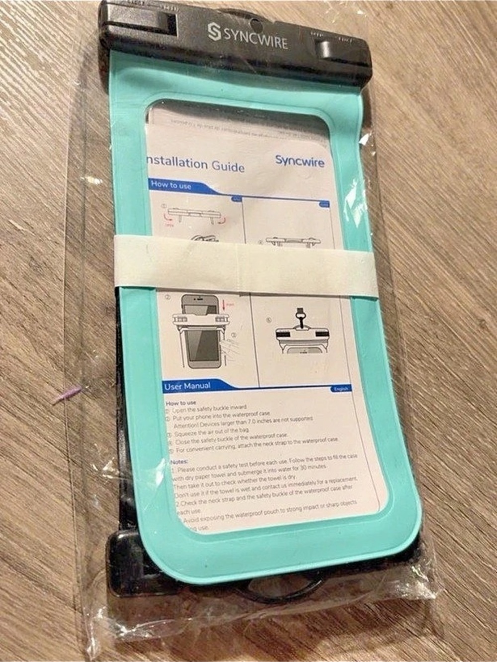 Syncwire Waterproof Protective Phone Pouch NWT